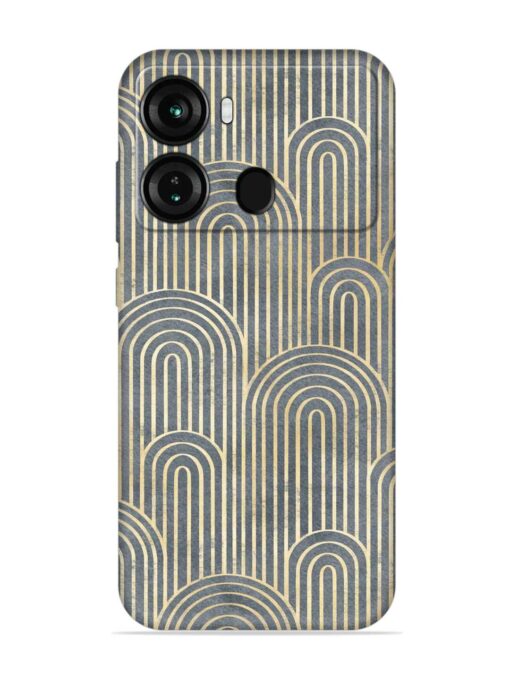 Art Deco Style Embossed Soft Silicone Case for Itel P40 Zapvi