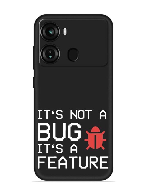 Not Bug Feature Embossed Soft Silicone Case for Itel P40 Zapvi