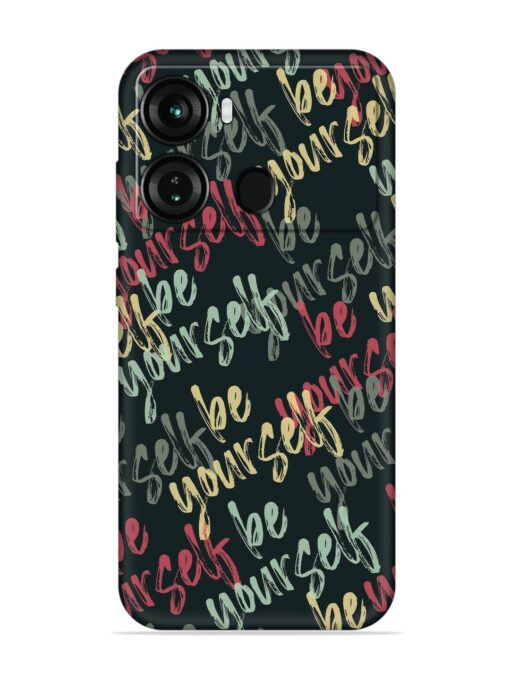 Yourself Seamless Embossed Soft Silicone Case for Itel P40 Zapvi