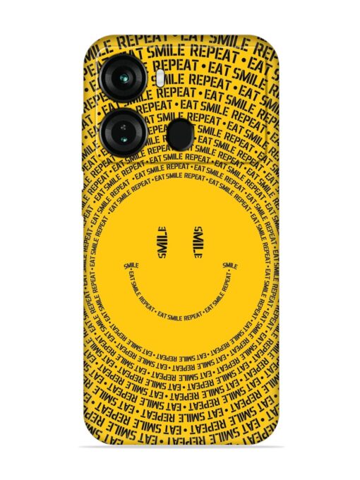 Smiley Embossed Soft Silicone Case for Itel P40 Zapvi