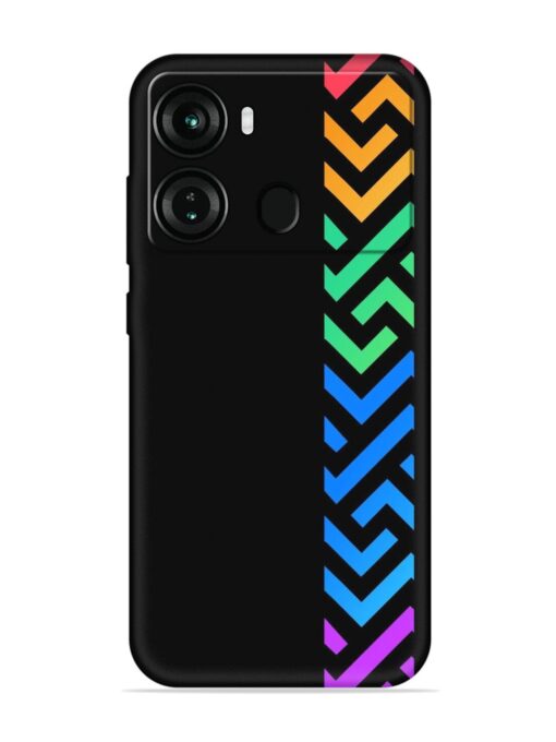 Colorshape Stripes Embossed Soft Silicone Case for Itel P40 Zapvi