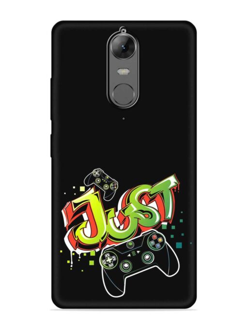 Graffiti Gamepad Illustration Embossed Soft Silicone Case for Lenovo K6 Note Zapvi