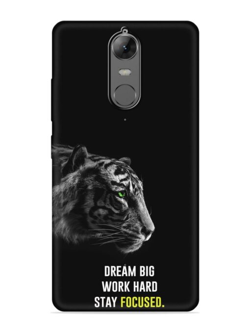 Dream Big Work Hard Embossed Soft Silicone Case for Lenovo K6 Note Zapvi