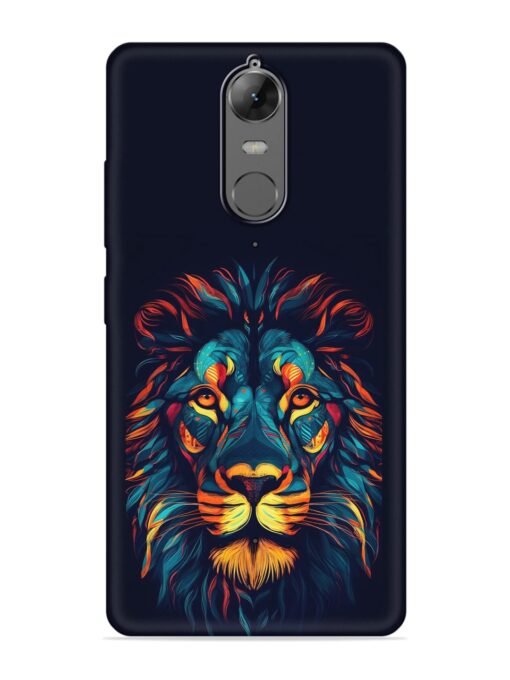 Colorful Lion Embossed Soft Silicone Case for Lenovo K6 Note Zapvi