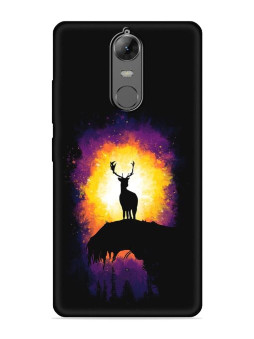 Elk Animal Art Embossed Soft Silicone Case for Lenovo K6 Note Zapvi