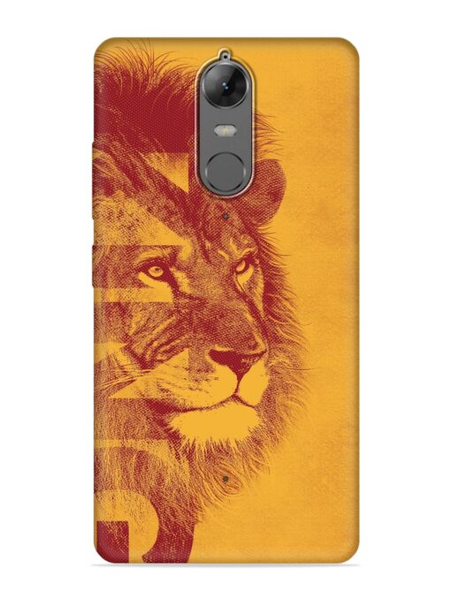 Gold Lion Crown Art Embossed Soft Silicone Case for Lenovo K6 Note Zapvi