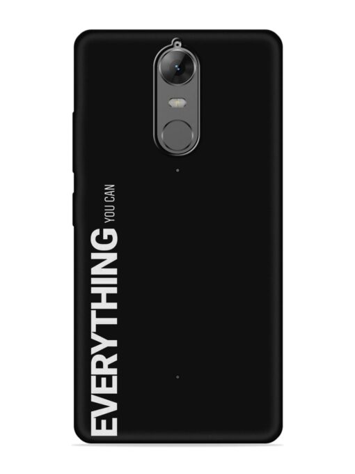 Everything You Can Embossed Soft Silicone Case for Lenovo K6 Note Zapvi