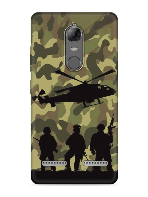 Army Heros Embossed Soft Silicone Case for Lenovo K6 Power Zapvi