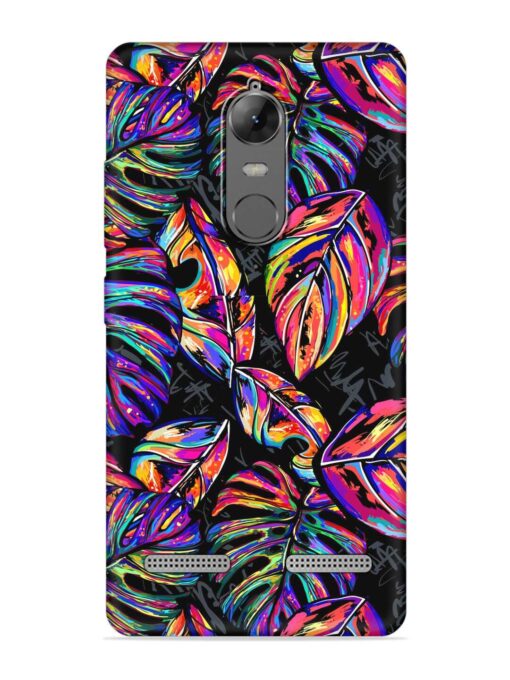 Tropical Seamless Vector Embossed Soft Silicone Case for Lenovo K6 Power Zapvi