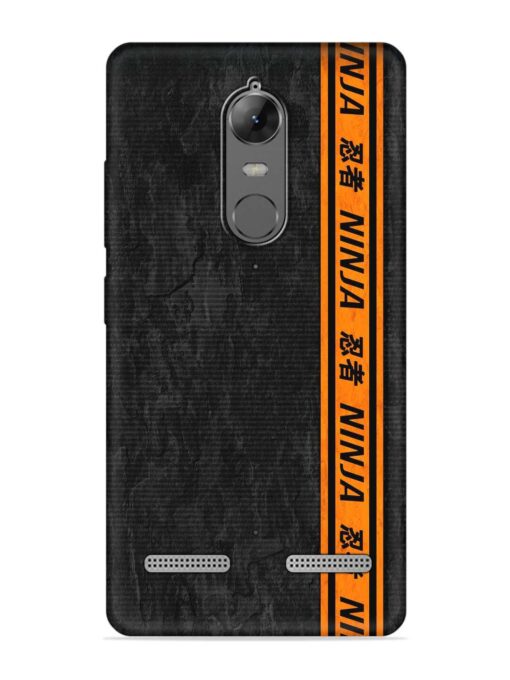 Ninja Srtips Embossed Soft Silicone Case for Lenovo K6 Power Zapvi