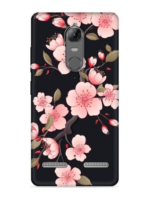 Cherry Blossom Embossed Soft Silicone Case for Lenovo K6 Power Zapvi