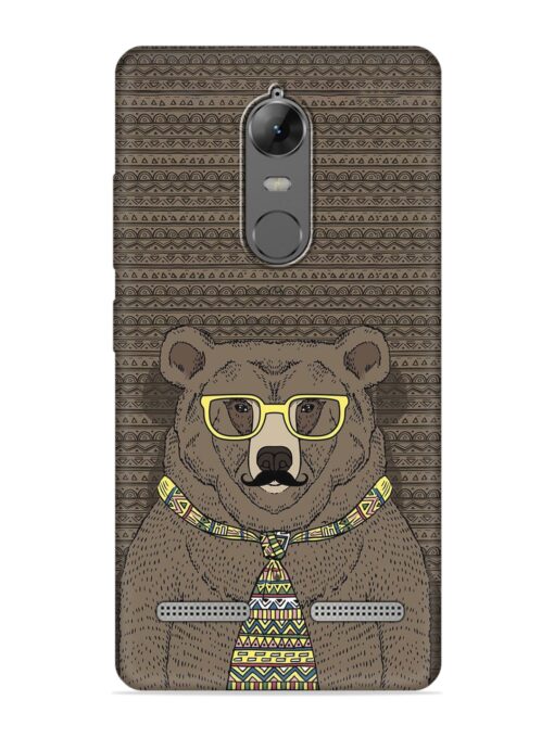 Grizzly Bear Embossed Soft Silicone Case for Lenovo K6 Power Zapvi