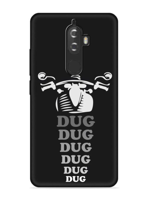 Dug Dug Dug Embossed Soft Silicone Case for Lenovo K8 Plus Zapvi