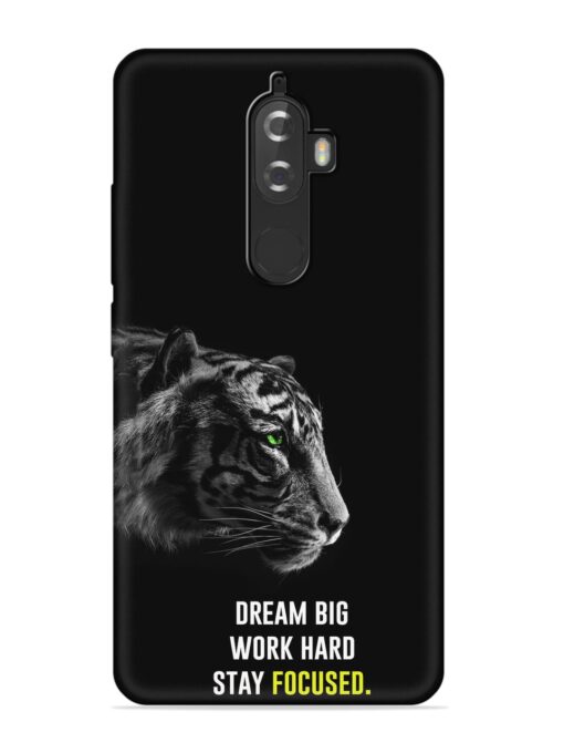 Dream Big Work Hard Embossed Soft Silicone Case for Lenovo K8 Plus Zapvi