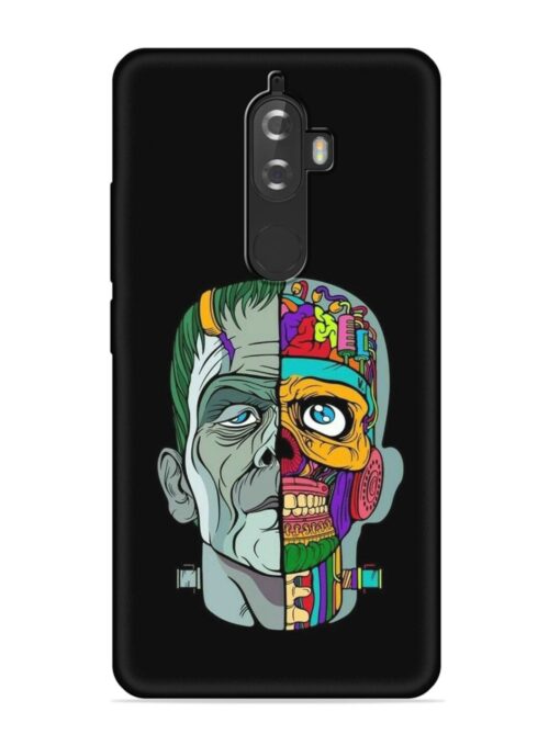 Men Vs Skull Embossed Soft Silicone Case for Lenovo K8 Plus Zapvi