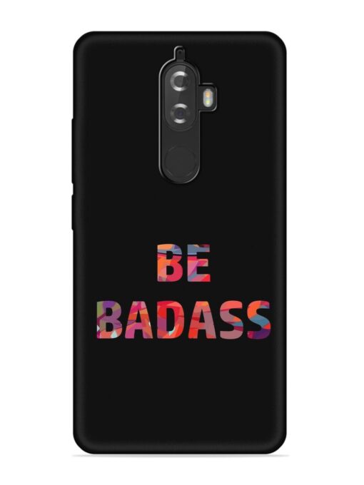 Be Badass Embossed Soft Silicone Case for Lenovo K8 Plus Zapvi