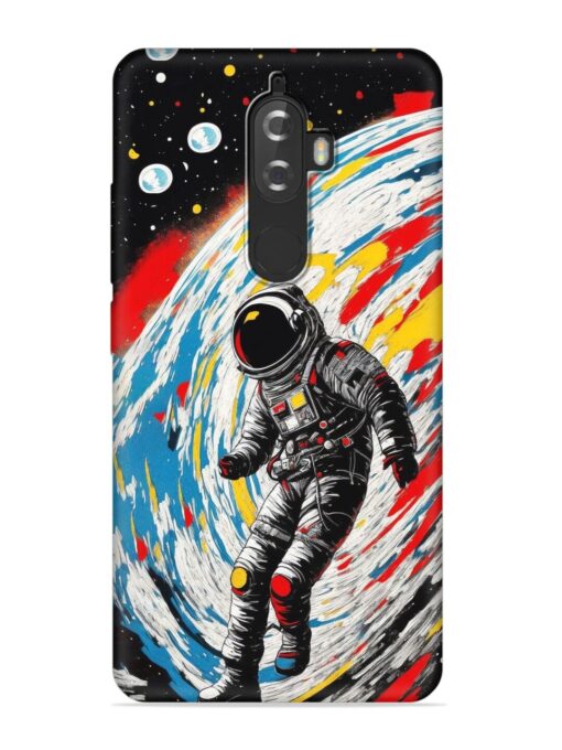 Astronaut Art Embossed Soft Silicone Case for Lenovo K8 Plus Zapvi