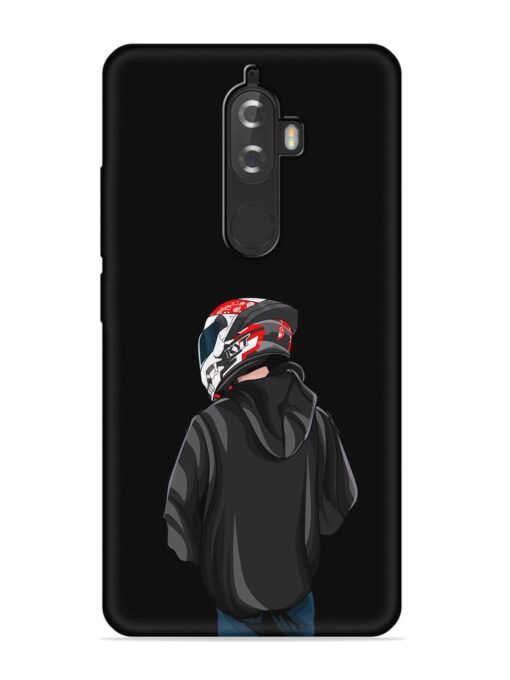 Motorcycle Rider Embossed Soft Silicone Case for Lenovo K8 Plus Zapvi