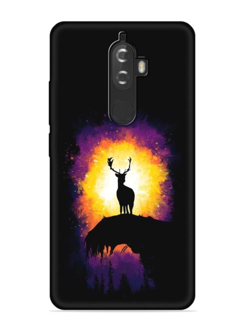 Elk Animal Art Embossed Soft Silicone Case for Lenovo K8 Plus Zapvi