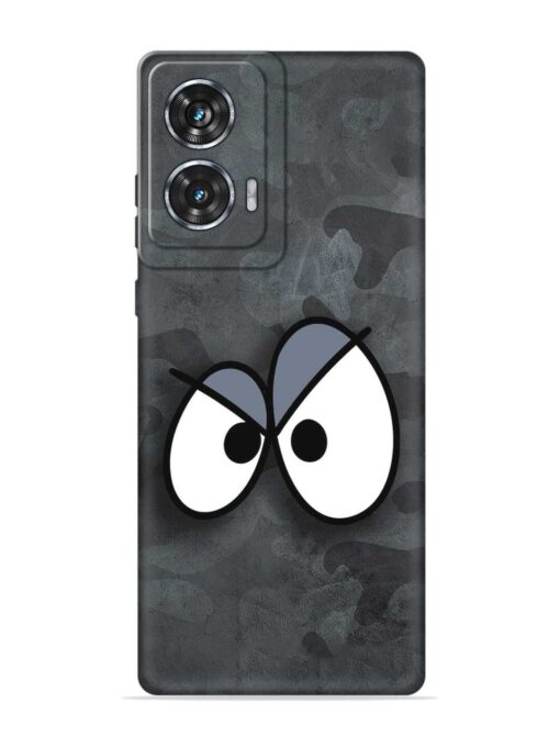 Big Eyes Night Mode Embossed Soft Silicone Case for Motorola Moto Edge 50 Fusion (5G) Zapvi