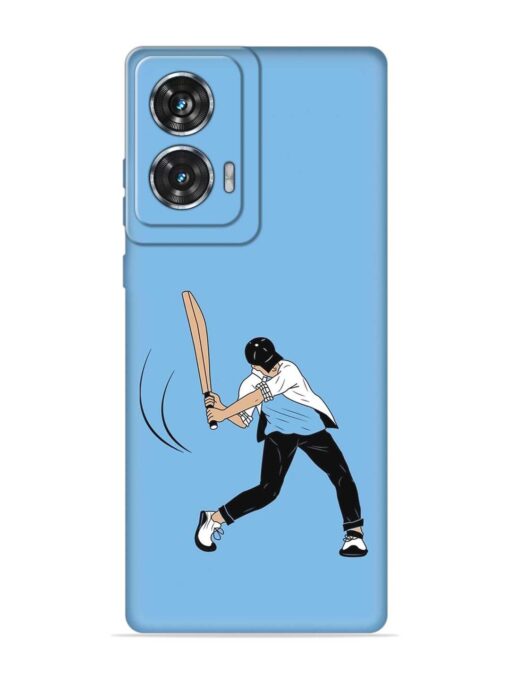 Cricket Gully Boy Embossed Soft Silicone Case for Motorola Moto Edge 50 Fusion (5G) Zapvi