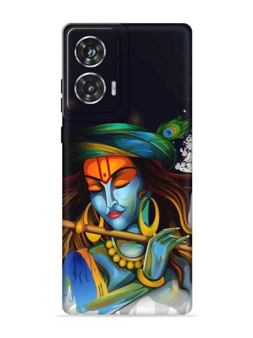 Krishna Art Embossed Soft Silicone Case for Motorola Moto Edge 50 Fusion (5G) Zapvi