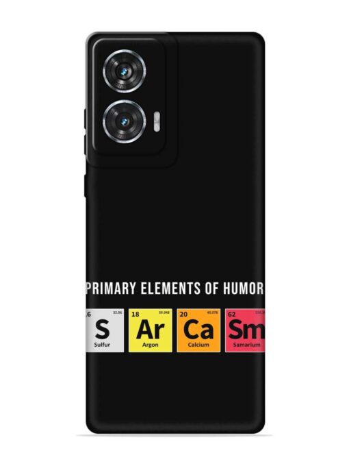 Primary Elements Humor Embossed Soft Silicone Case for Motorola Moto Edge 50 Fusion (5G) Zapvi