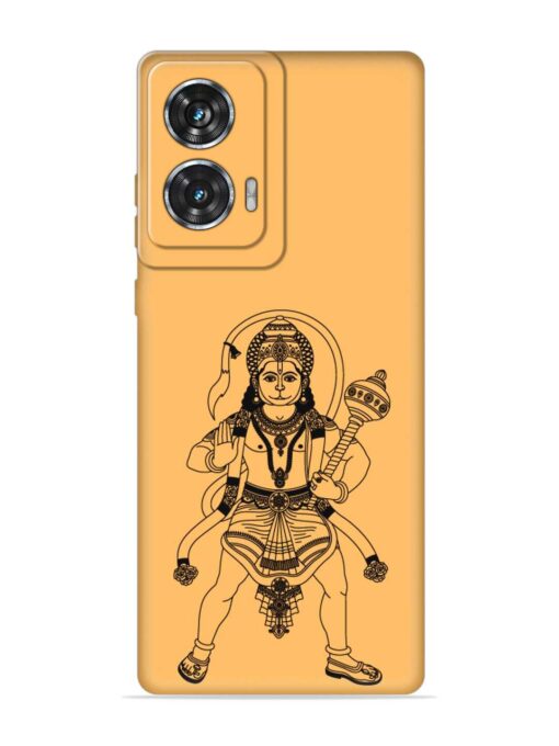 Indian God Hanuman Embossed Soft Silicone Case for Motorola Moto Edge 50 Fusion (5G) Zapvi