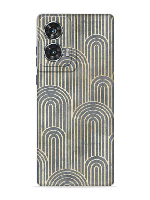 Art Deco Style Embossed Soft Silicone Case for Motorola Moto Edge 50 Fusion (5G) Zapvi