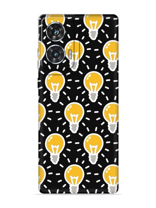 Light Bulb Seamless Embossed Soft Silicone Case for Motorola Moto Edge 50 Fusion (5G) Zapvi