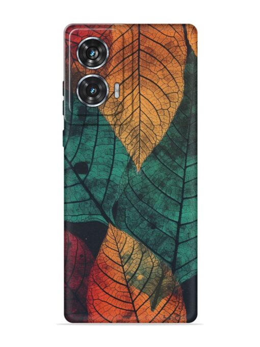 Leaves Artwork Embossed Soft Silicone Case for Motorola Moto Edge 50 Fusion (5G) Zapvi