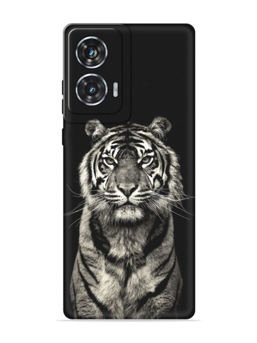 Tiger Art Embossed Soft Silicone Case for Motorola Moto Edge 50 Fusion (5G) Zapvi