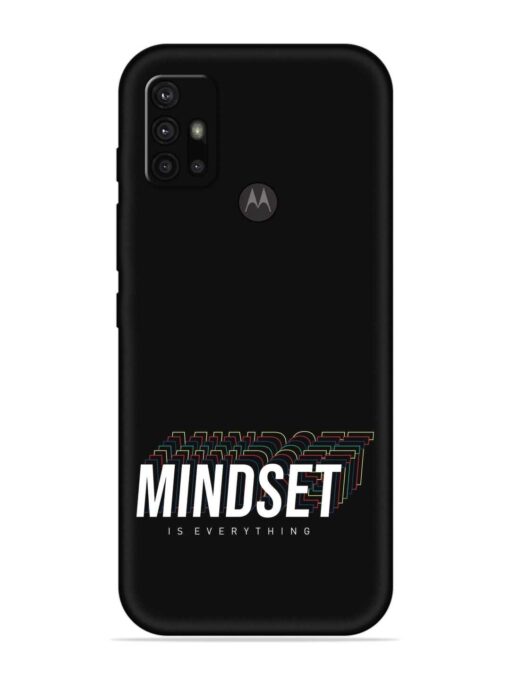 Mindset Everything Slogan Embossed Soft Silicone Case for Motorola Moto G30 Zapvi