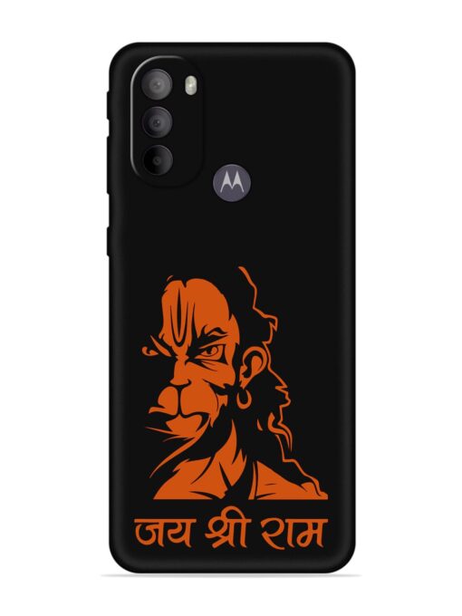 Angry Hanuman Embossed Soft Silicone Case for Motorola Moto G31 Zapvi