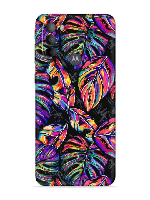 Tropical Seamless Vector Embossed Soft Silicone Case for Motorola Moto G31 Zapvi