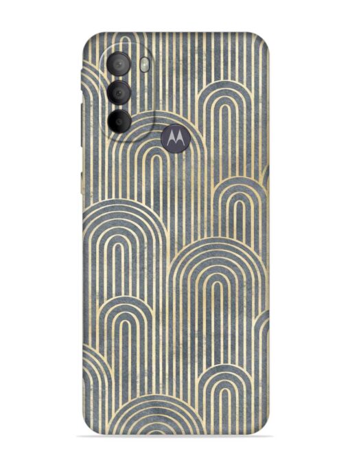 Art Deco Style Embossed Soft Silicone Case for Motorola Moto G31 Zapvi