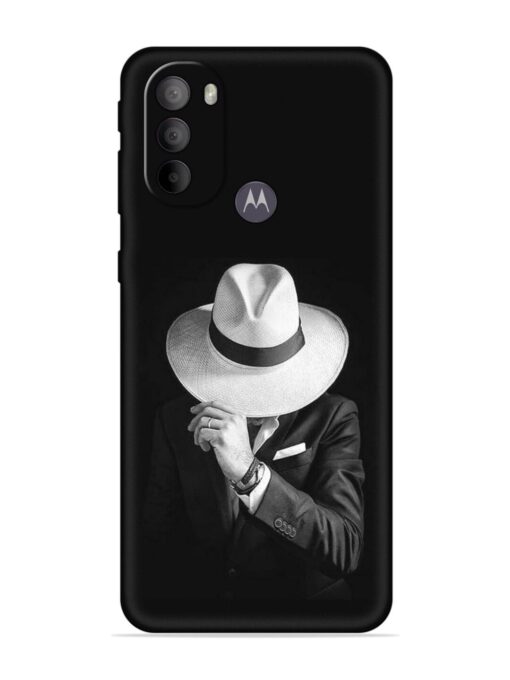 Men Under Hat Embossed Soft Silicone Case for Motorola Moto G31 Zapvi