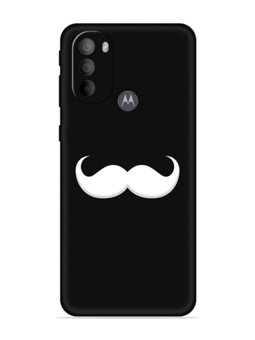 Mustache Vector Embossed Soft Silicone Case for Motorola Moto G31 Zapvi