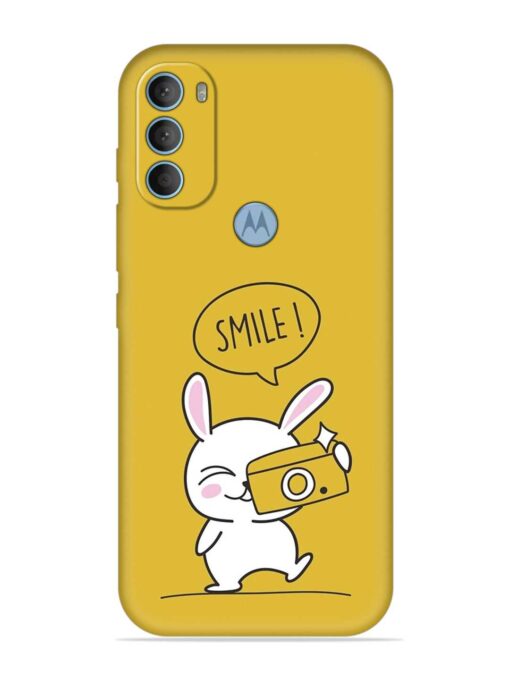 Hey Smile Please Embossed Soft Silicone Case for Motorola Moto G40 Fusion Zapvi