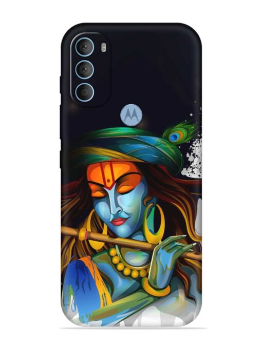 Krishna Art Embossed Soft Silicone Case for Motorola Moto G40 Fusion Zapvi