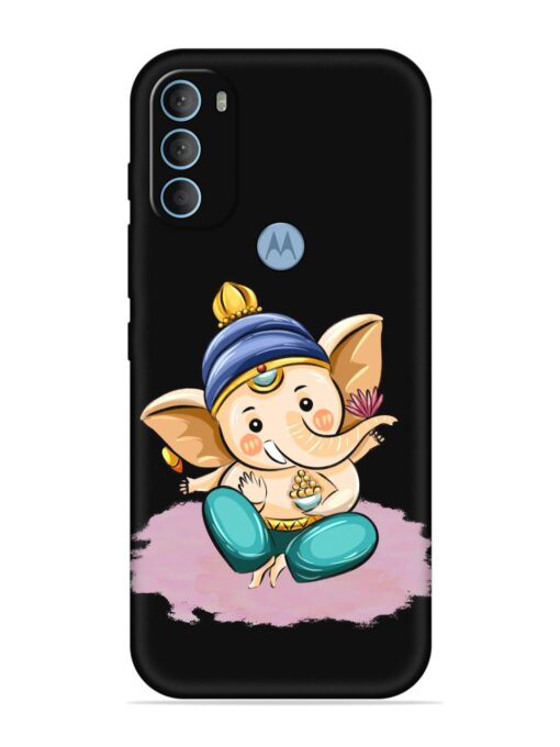 Bal Ganesh Vector Art Embossed Soft Silicone Case for Motorola Moto G40 Fusion Zapvi