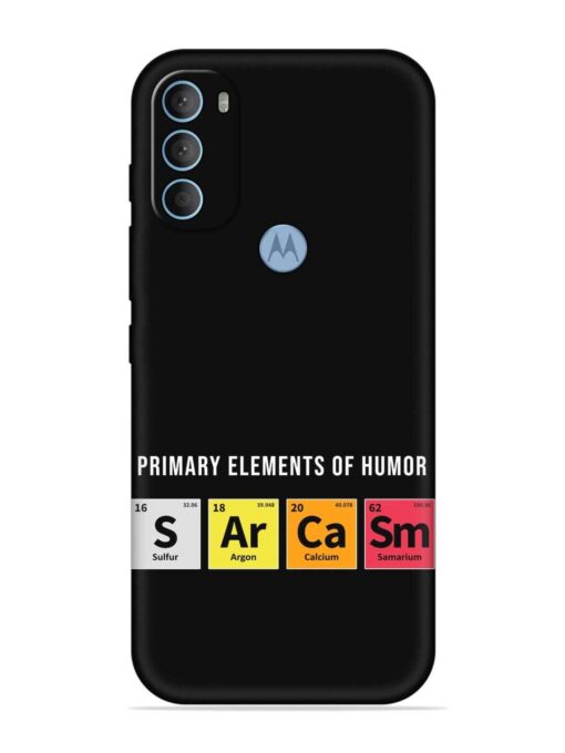 Primary Elements Humor Embossed Soft Silicone Case for Motorola Moto G40 Fusion Zapvi