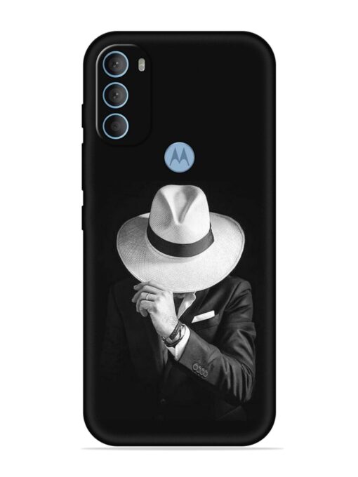 Men Under Hat Embossed Soft Silicone Case for Motorola Moto G40 Fusion Zapvi