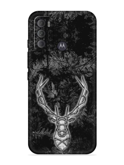 Ancient Deer Embossed Soft Silicone Case for Motorola Moto G60 Zapvi