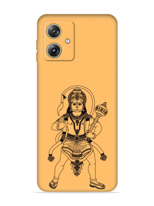 Indian God Hanuman Embossed Soft Silicone Case for Motorola Moto G64 (5G) Zapvi