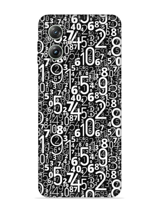 Many Numbers Different Embossed Soft Silicone Case for Motorola Moto G64 (5G) Zapvi