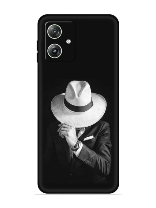 Men Under Hat Embossed Soft Silicone Case for Motorola Moto G64 (5G) Zapvi