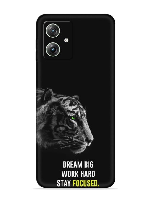 Dream Big Work Hard Embossed Soft Silicone Case for Motorola Moto G64 (5G) Zapvi