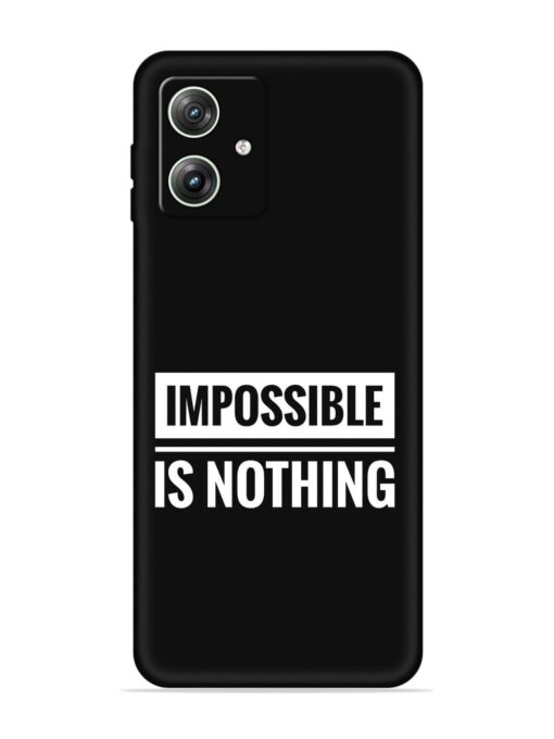 Impossible Is Nothing Embossed Soft Silicone Case for Motorola Moto G64 (5G) Zapvi