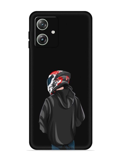 Motorcycle Rider Embossed Soft Silicone Case for Motorola Moto G64 (5G) Zapvi